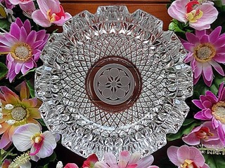 家紋を彫刻した灰皿