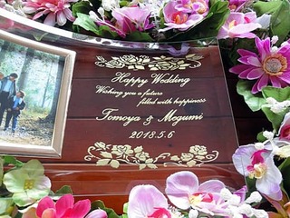 結婚祝い用の写真立て