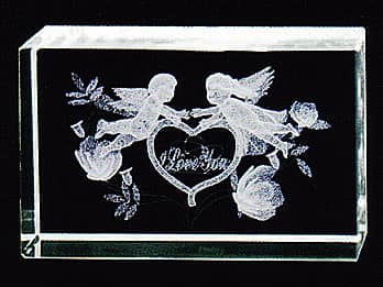 ���O�ƃ��b�Z�[�W�𒤍��ł���K���X�̃I�u�W�F�i3D�A�[�g�O���X�jA-11 ���g���G���W�F��