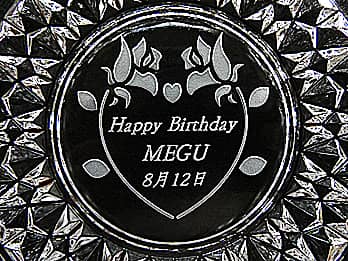 Happy birthday�A���鑊��̖��O�A�a�����̓��t���ʂɒ��������A�a�����v���[���g�p�̃K���X���D�M