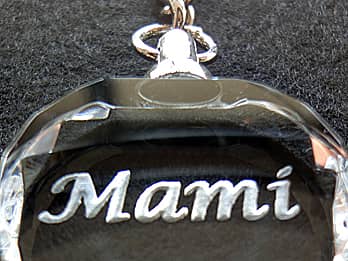 �N���X�}�X�v���[���g�p�̃L�[�z���_�[�̃K���X�����ɒ��������A�u���鑊��̖��O�v�̃N���[�Y�A�b�v�摜