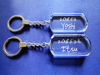 �N���X�^���K���X���̏���̕����ɁA�J�b�v���̖��O�𒤍������z���C�g�f�[�̃v���[���g�p�̃y�A�L�[�z���_�[