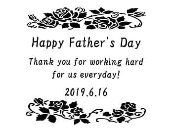 �u���ӂ����߂����b�Z�[�W�ƁA���̓��̓��t�v�����C�A�E�g�����A���̓��̃v���[���g�p�̊|�����v�ɒ�������}��