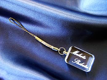 �K���X���̏��蕔�ɐV�����̖��O�𒤍������A���w�j���̃v���[���g�p�̃X�g���b�v