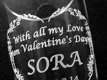 �o�����^�C���f�[�̃v���[���g�p�̃O���X���ʂɒ��������A�u���b�Z�[�W�Ɩ��O�v�̃N���[�Y�A�b�v�摜