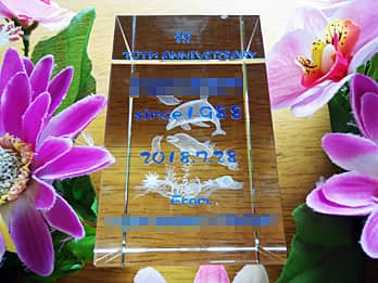 ���������u���[�ɒ��F���H����3D�A�[�g�O���X�̉摜