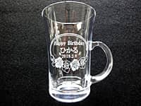 �uHappy birthday�A���O�A���t�v�𑤖ʂɒ��������A�a�����v���[���g�p�̃K���X���e�B�[�J�b�v