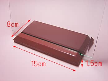 �K���X��GP-1�p�̖ؐ��X�^���h�̃T�C�Y�摜