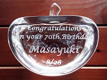 ���j�����b�Z�[�W�Ƒ��鑊��̖��O�𑤖ʂɒ��������A�Ê�j���p�̃K���X���I�u�W�F