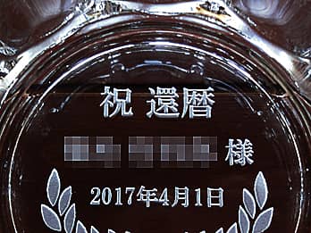 �җ�j���p�̃K���X���D�M�̒�ʂɒ��������A�u�j �җ�v�̃N���[�Y�A�b�v�摜