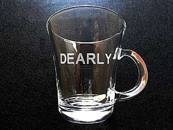 �X���𑤖ʂɒ��������A�J�t�F�̊J�X�j���p�̃K���X���e�B�[�J�b�v