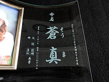 �u�Ԃ����̖��O�A���N�����Əo�����ԁA�o�����̐g���Ƒ̏d�A����̖��O�v�𒤍������A�o�Y�j���p�̃K���X���ʐ^����