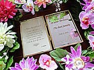 「With love on your birthday、誕生日の日付」を彫刻した、お父さんへの誕生日プレゼント用のフォトスタンド