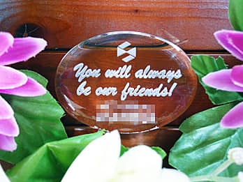 ��Ђ̃}�[�N�𒤍������A�A�C�j���p�̃K���X���y�[�p�[�E�F�C�g