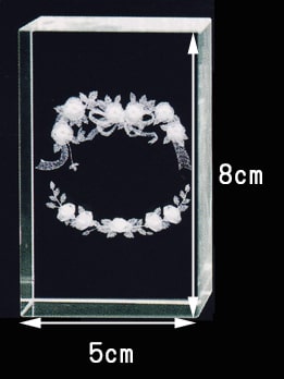 3D�A�[�g�O���XA-7�t�����[�����O�̏c���̃T�C�Y�摜