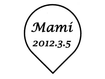 �u���鑊��̖��O�ƒa�����̓��t�v�����C�A�E�g�����A�a�����v���[���g�p�̃X�g���b�v�̃K���X���ɒ�������}��