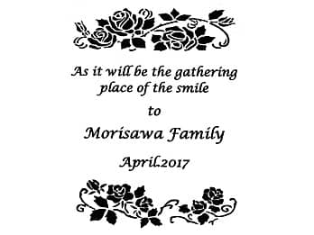 �u���b�Z�[�W�A���鑊��̖��O�A�Ƃ������������t�v�����C�A�E�g�����A�V�z�j���p�̃K���X�Ԋ�ɒ�������}�ẴT���v��