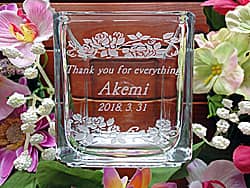 �uThank you for everything�A�ސE������̖��O�A���t�v�𑤖ʂɒ��������A�ސE�v���[���g�p�̃t�����[�x�[�X