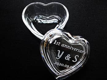 �u1st Anniversary�A�U�ߗl�Ɖ����܂̃C�j�V�����A�����L�O���̓��t�v���W�ɒ��������A���l�ւ̌����L�O���̃v���[���g�p�̃K���X���A�N�Z�T���[�P�[�X